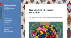 Desktop Screenshot of patchwork-huset.dk